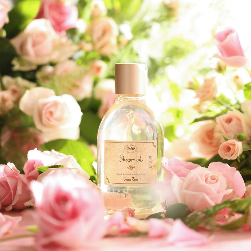 Green Rose Shower Oil