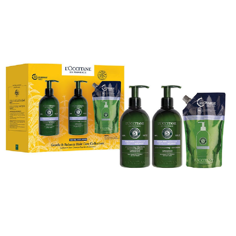 Gentle & Balance Hair Care Collection (Shampoo + Conditioner 500ml x3)