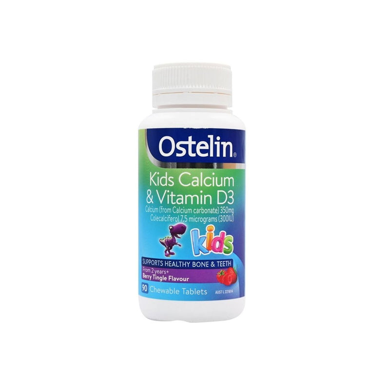 Kids Calcium & Vitamin D3 90 Chewable Tablets