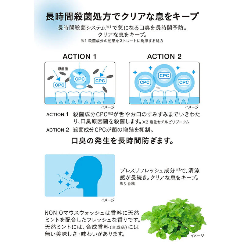 Nonio 無口氣漱口水 清涼薄荷味（旅行裝）