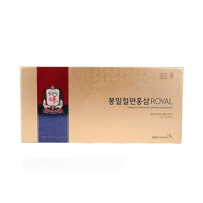 高麗紅參蜜切片禮盒裝 (20g x 4小盒)