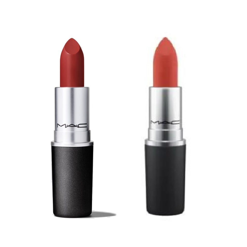 M.A.C Amplified Creme Lipstick 3g #108 Dubonnet / #916 Devoted To Chili ...