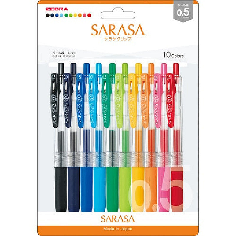 Sarasa Gel Ink Rollerball Pen 10pcs