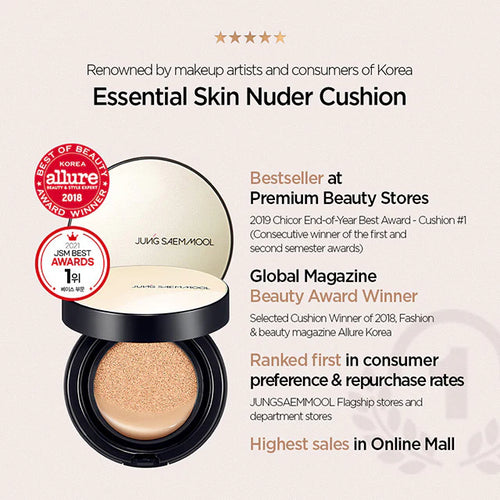 Essential Skin Nuder Cushion Refill Included