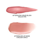 Mini Afterglow Liquid Blush & Lip Shine Duo (Dolce Vita / Chelsea Girls)