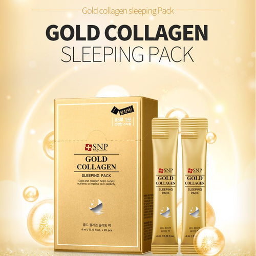 Gold Collagen Sleeping Pack 20pcs