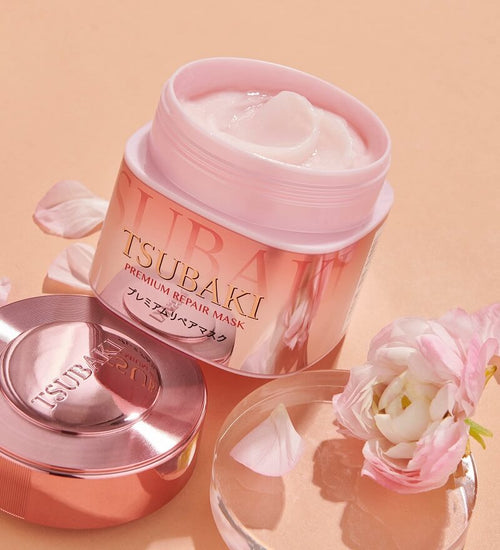 Tsubaki Pink Premium Repair Mask - Camellia Limited Edition