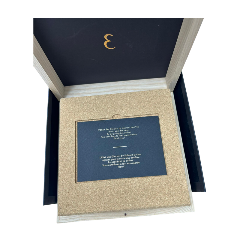 L'Elixir des Glaciers Crème De Masque Majestueuse Essence of Bees Artistic Wooden Limited Edition Box Set
