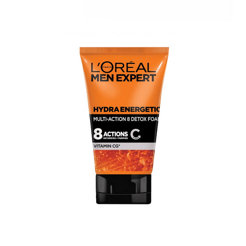 Men Expert Hydra Energetic Multi Action8 Detox Foam Cleanser