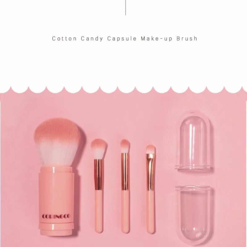 Cotton Candy Capsule 4 in 1 Make Up Brush