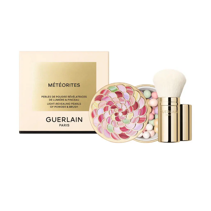 Guerlain Météorites Light-Revealing Pearls of Powder & Brush Set