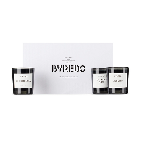 BYREDO La Mini Sélection Bois キャンドルセット Byredo La Mini Sélection Bois Candle Set 3x70g (Candles and
