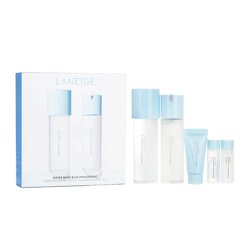 Water Bank Blue Hyaluronic 2 Step Essential Set for Combination to Oily Skin