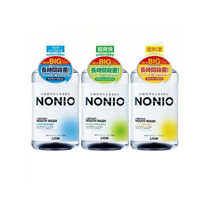 NONIO Mouth Wash Splash Citrus / Light Herb / Clear Herb Mint