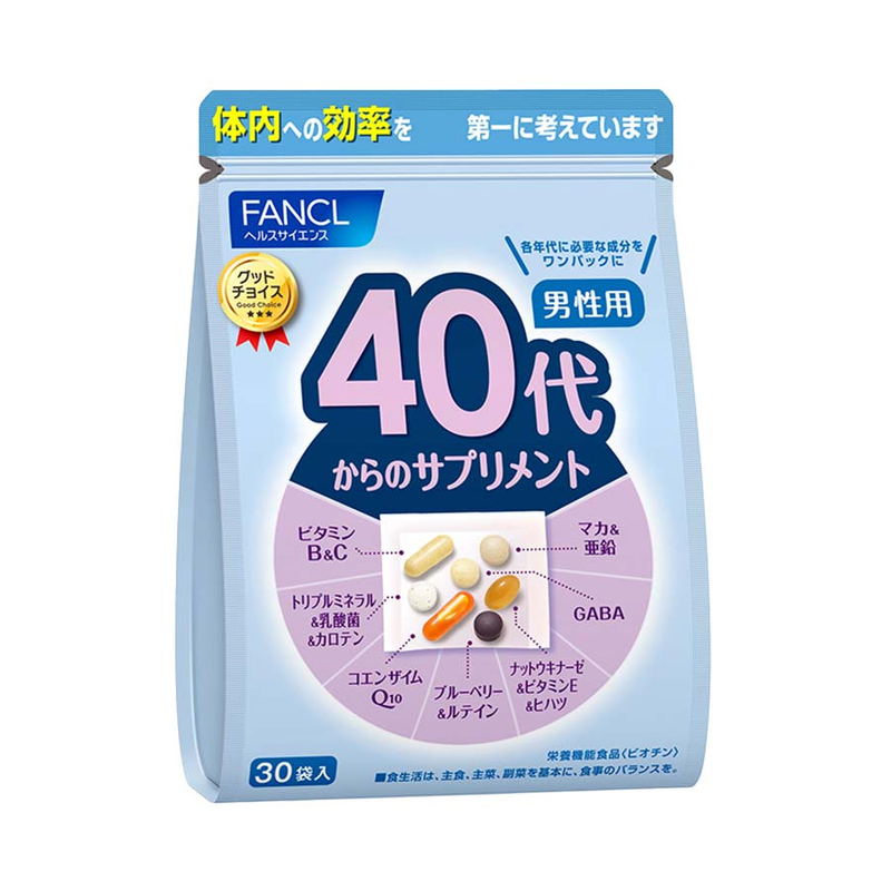 FANCL Good Choice 40's Men Health Supplement - 30 bags