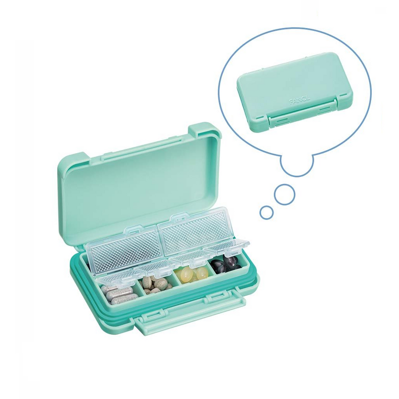 [新] 防潮密封攜帶藥盒（綠色)